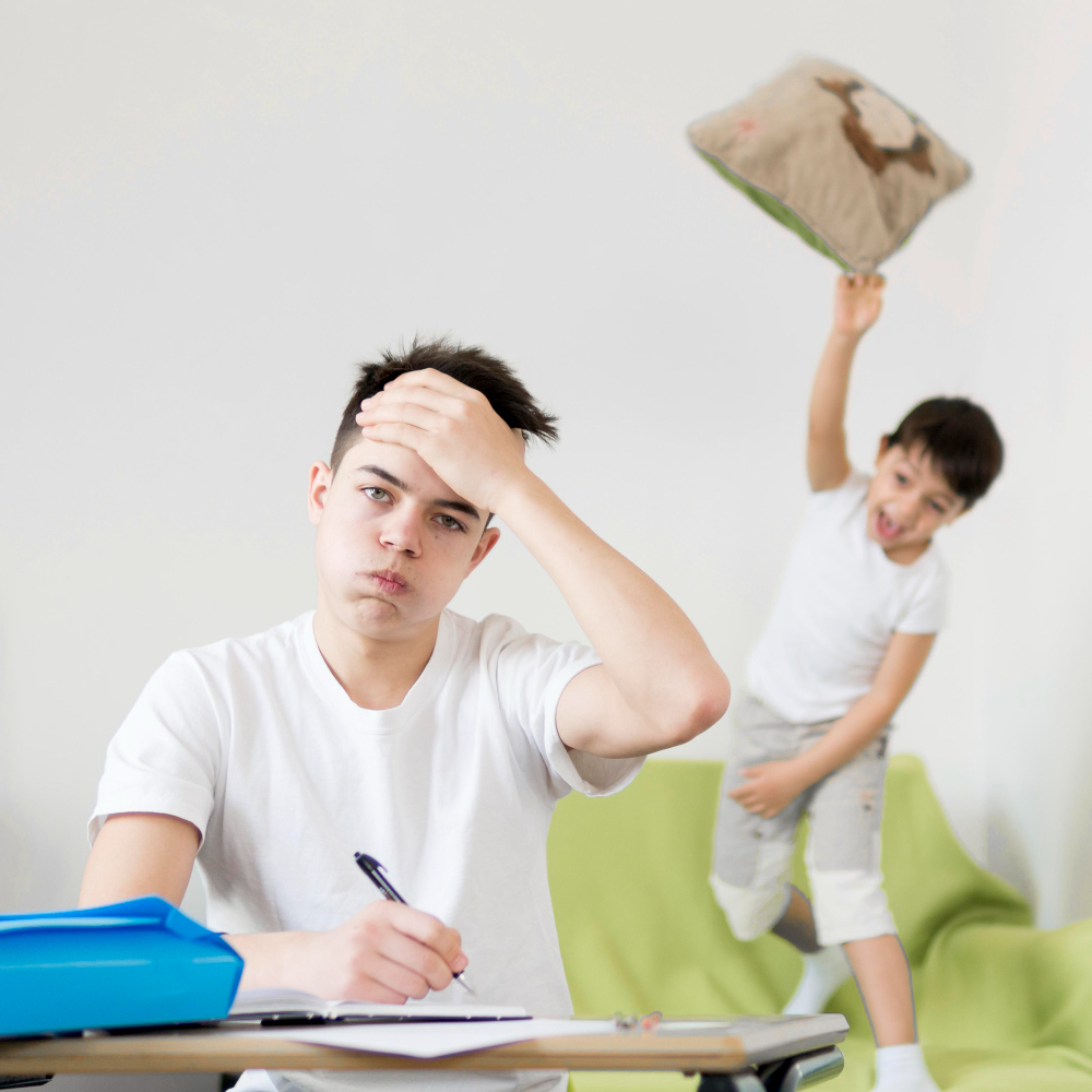 Çocuklarda kaygı üzerine görsel