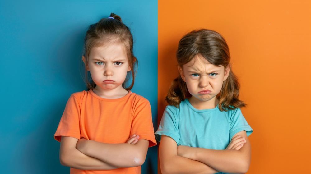 Çocuklarda kaygı üzerine görsel